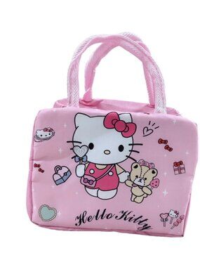 Hello Kitty & Teddy Bears Insulated Lunch Bag – Cute & Functional for Adults